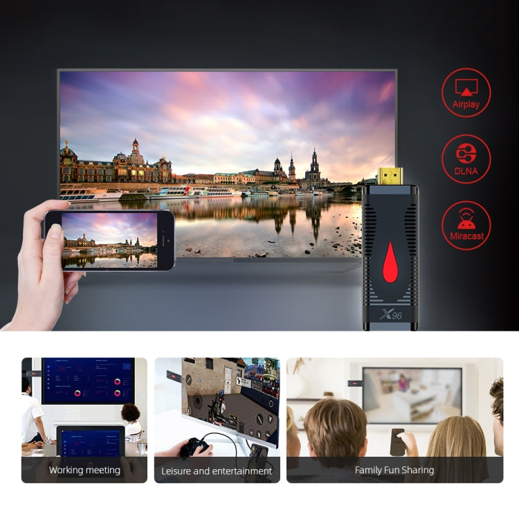 Mini TV Stick X96 S400 Android 10,0, Allwinner H313 Quad Core ARM Cortex A53, 2GB + 16GB, compatible con WiFi, HDMI, tarjeta TF, USB, 2GB+16GB