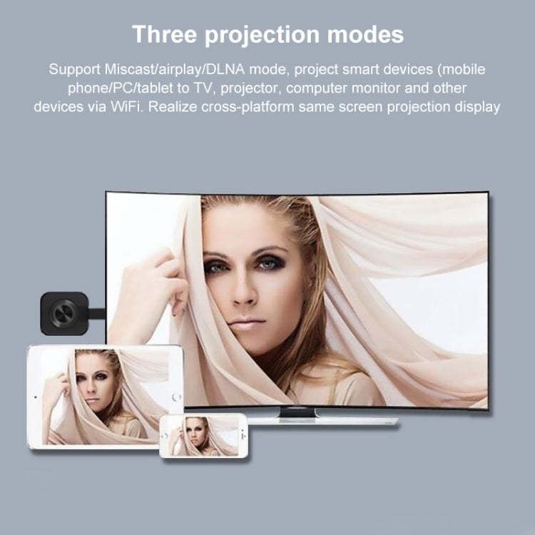 W13 2.4G Wireless WiFi Display Dongle Receptor AirPlay Box Miracast DLNA 1080P HD TV Stick