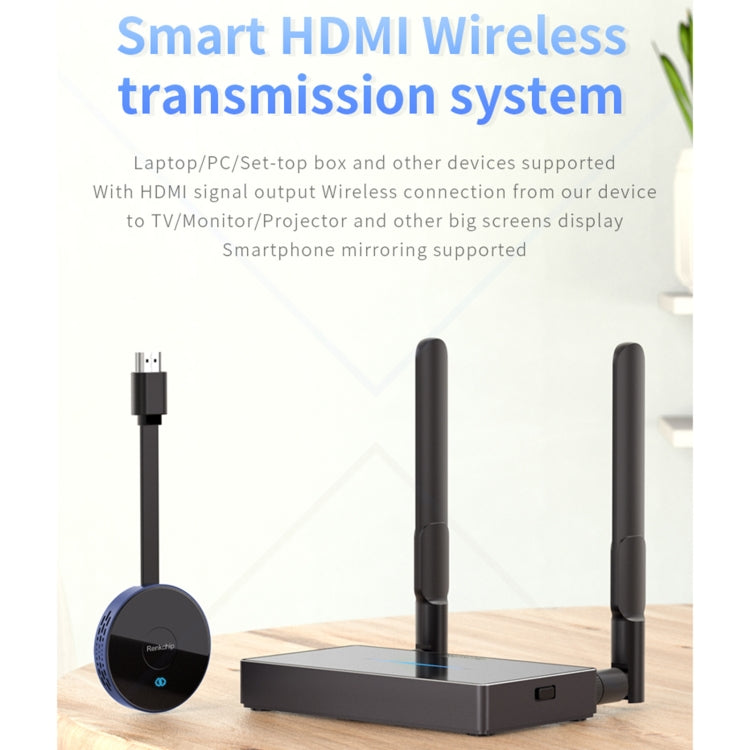 Z2 Wireless HDMI Display Display Dongle Receptor + Kit de transmisor, Receiver + Transmitter