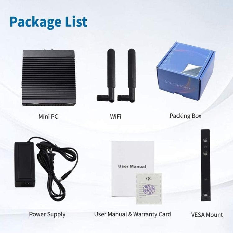 Mini PC con sistema Windows y Linux K660G4, procesador Intel Celeron N2840 Quad-Core 2M Cache, 1,83 GHz, hasta 2,25 GHz, 8 GB de RAM + 128 GB SSD, enchufe de EE. UU., 8GB+128GB AU Plug, 8GB+128GB EU Plug, 8GB+128GB UK Plug, 8GB+128GB US Plug