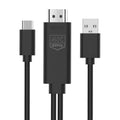 Cable de plástico HDTV UC502 USB-C / Type-C 4K 60Hz, UC502