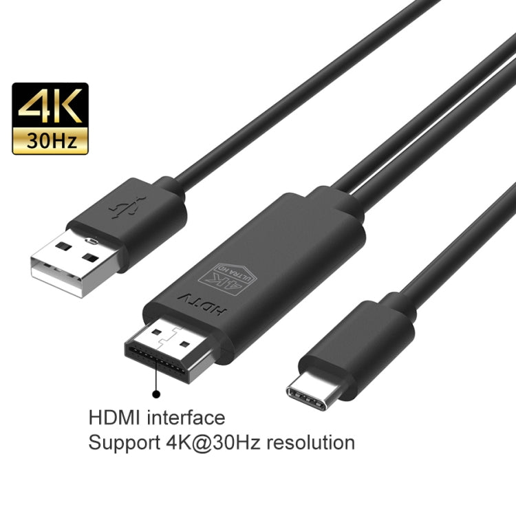 Cable HDTV UC505 USB-C / Tipo-C 4K 30Hz, UC505