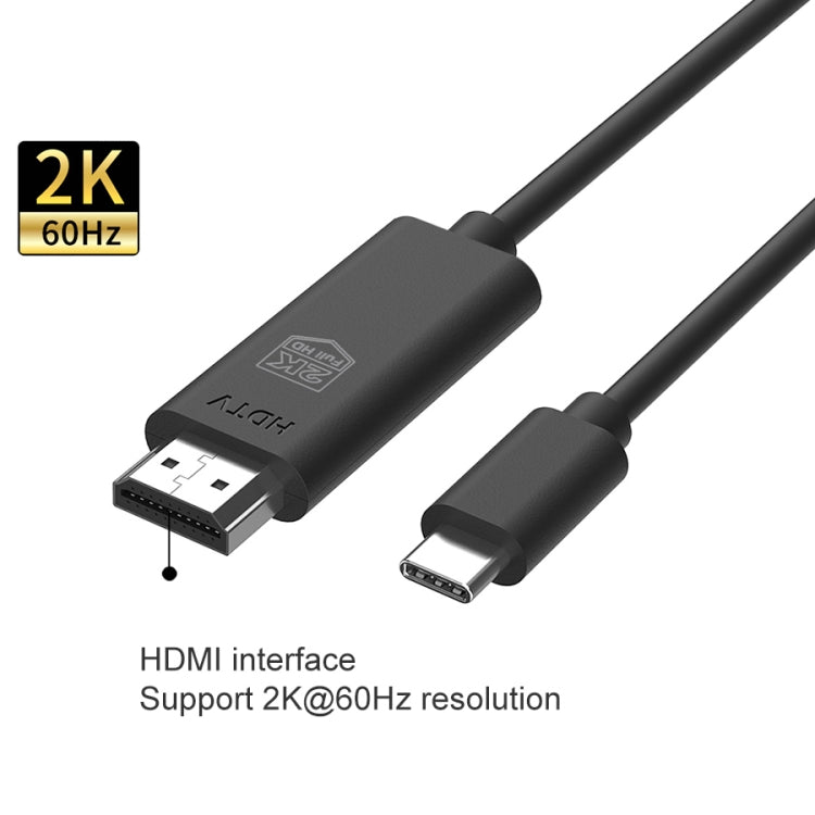 Cable HDTV UC506 USB-C/Tipo-C a HDMI 2K 60Hz, UC506