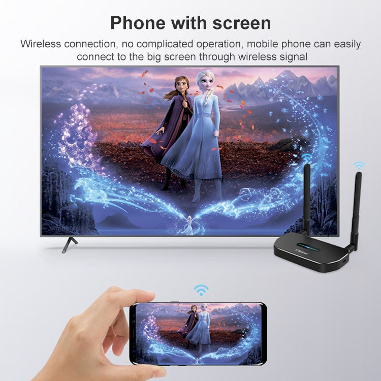Sistema de asistencia inalámbrico inteligente MiraScreen Q5+R1 4K, Q5+R1