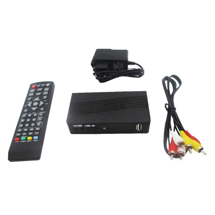 Decodificador receptor T15-T2 1080P Full HD DVB-TC/C, enchufe de la UE