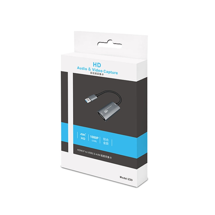Z29 HDMI Hembra a USB 2.0 Macho + Audio VideoCapture Box, Z29