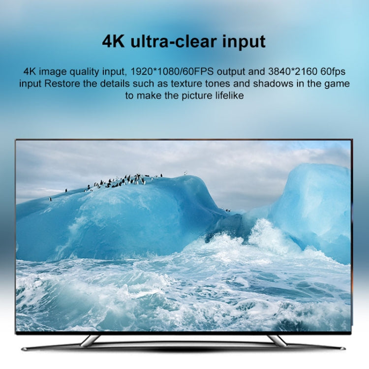 Caja de captura de audio y video Z29A HDMI hembra a USB-C / Type-C macho, Z29A