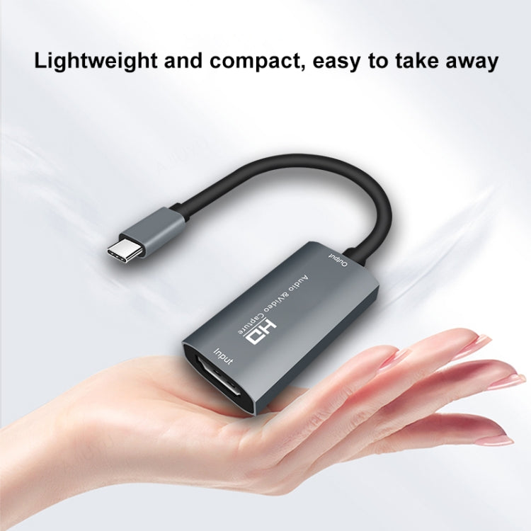 Caja de captura de audio y video Z29A HDMI hembra a USB-C / Type-C macho, Z29A