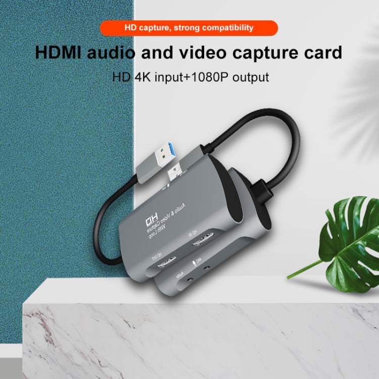 Caja de captura de video Z30 HDMI hembra + micrófono a HDMI hembra + audio + USB 2.0, Z30