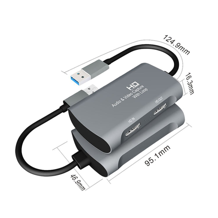 Caja de captura de vídeo Z31 HDMI hembra a HDMI hembra + Audio + USB 2.0, Z31