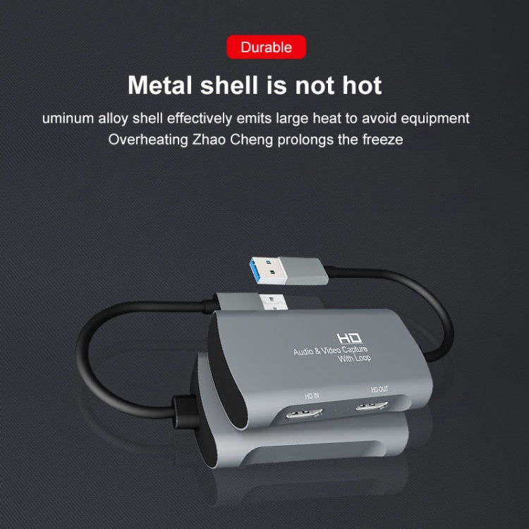 Caja de captura de vídeo Z31 HDMI hembra a HDMI hembra + Audio + USB 2.0, Z31