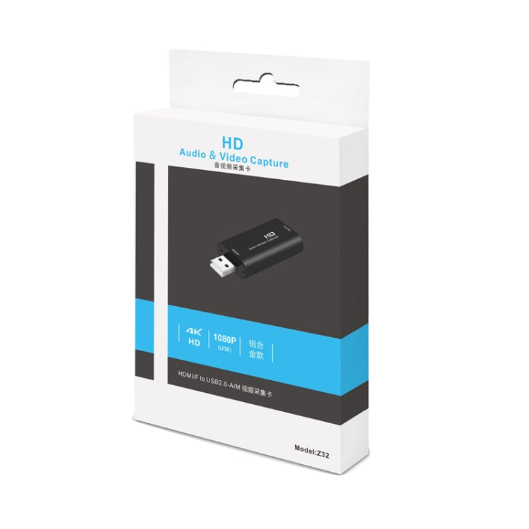 Caja adaptadora de captura de audio y video Z32 HDMI hembra a HDMI hembra, Z32