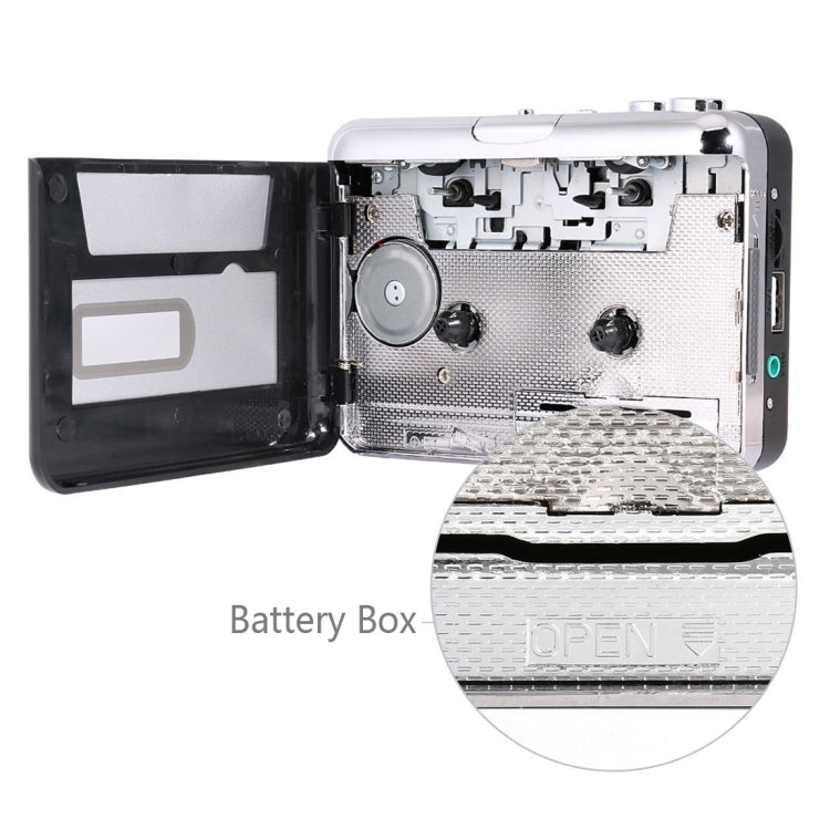 Convertidor de cinta de casete USB a MP3 Captura de audio Reproductor de música, Tape to MP3