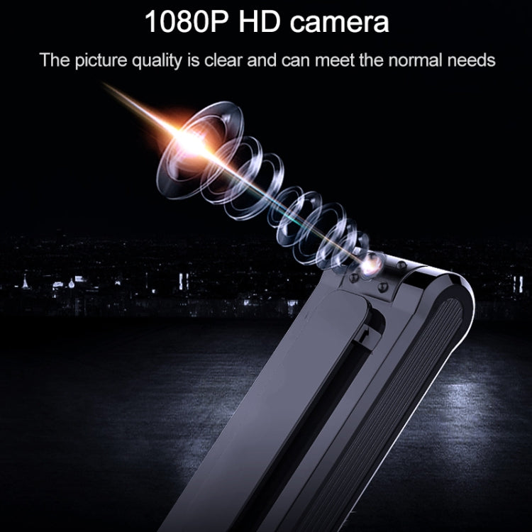B19 Back Clip Design 1080P HD Camera Video Recorder, admite detección de movimiento / visión nocturna por infrarrojos / cámara de rotación de 180 grados / tarjeta TF / OTG
