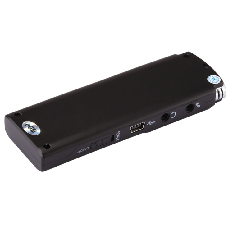 Grabadora de voz de audio portátil VM113, 8 GB, compatible con reproducción de música/ENTRADA DE LÍNEA y grabación telefónica