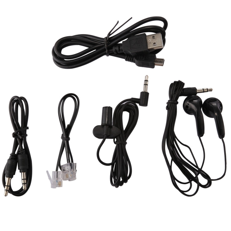 Grabadora de voz de audio portátil VM113, 8 GB, compatible con reproducción de música/ENTRADA DE LÍNEA y grabación telefónica