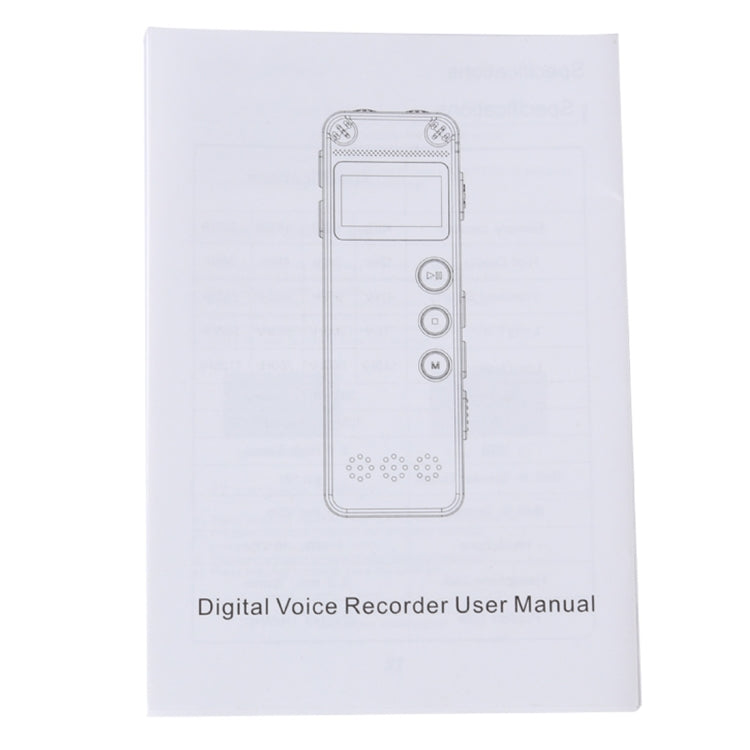 Grabadora de voz de audio portátil VM31, 8 GB, compatible con reproducción de música, 8GB