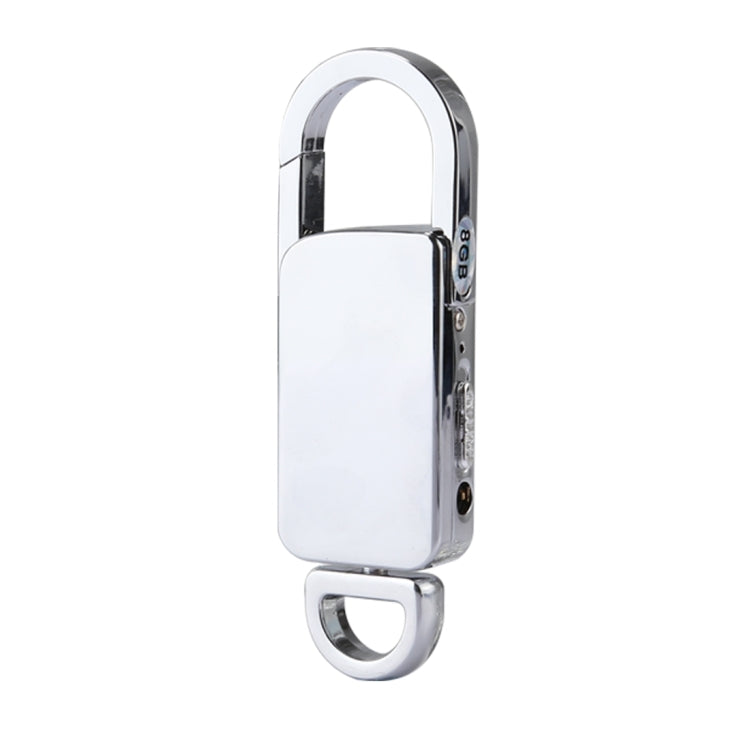 Llavero con grabadora de voz de audio portátil VM800, 8 GB, compatible con reproducción de música
