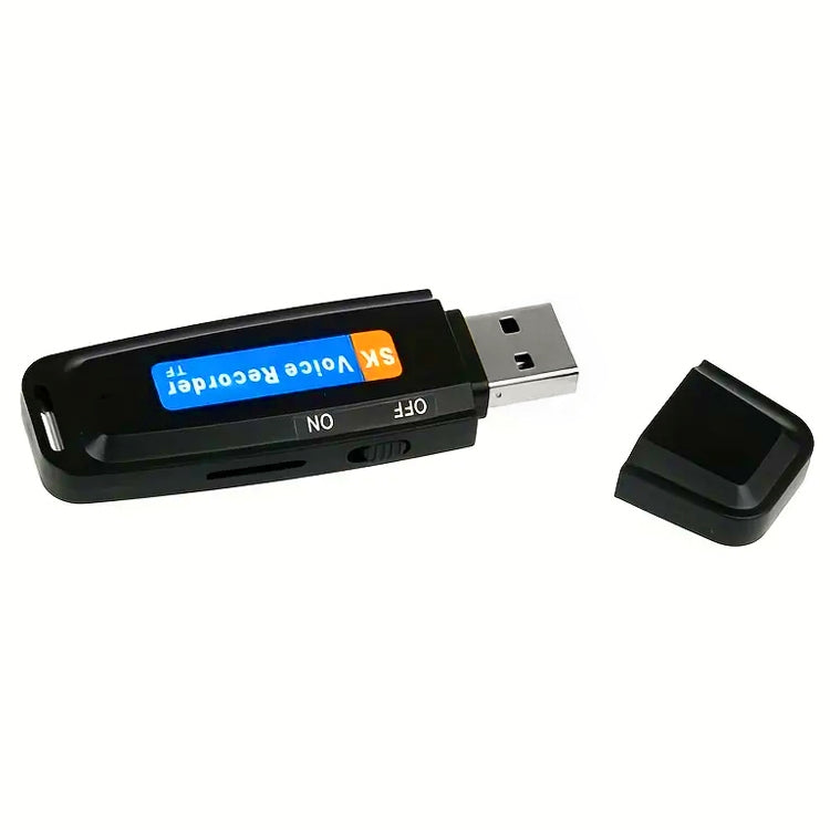 Grabadora de voz USB portátil U-Disk recargable SK001, sin memoria, No Memory