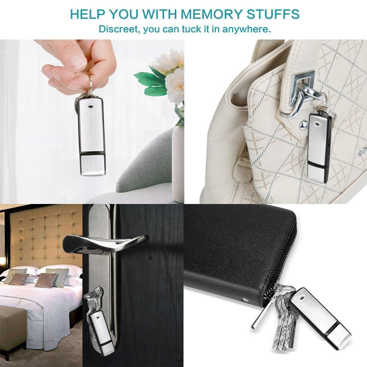 Grabadora de voz para reuniones con disco en U portátil recargable SK858 de 16 GB, 16GB
