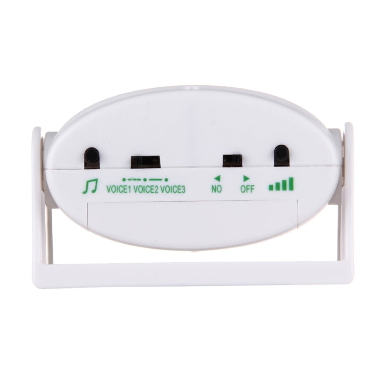 5301 Sensor de movimiento infrarrojo inalámbrico Alarma de bienvenida Timbre de advertencia de saludo inteligente, Distancia IR: 10 m, 5301 White, 5301, 5301 Pink, 5301 Red