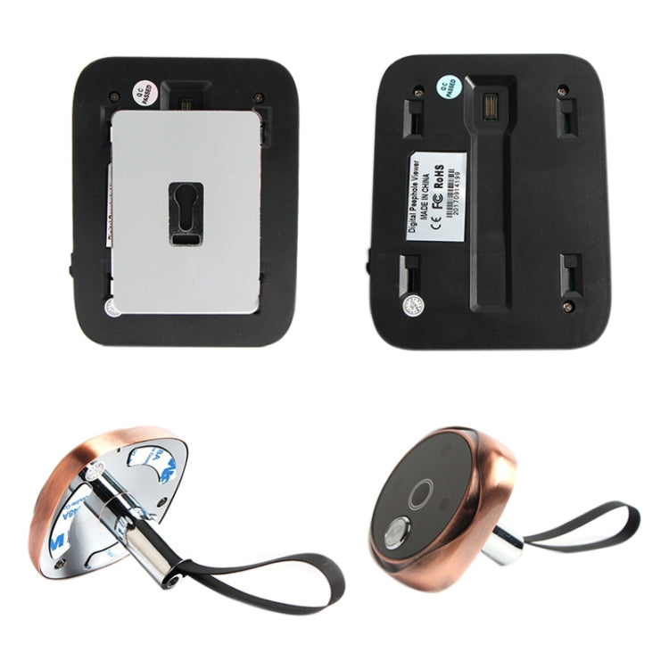 M530 Pantalla TFT de 3,0 pulgadas Cámara de 3,0 MP Visor de puerta digital de vídeo, compatible con tarjeta TF (32 GB máx.) y visión nocturna por infrarrojos, M530