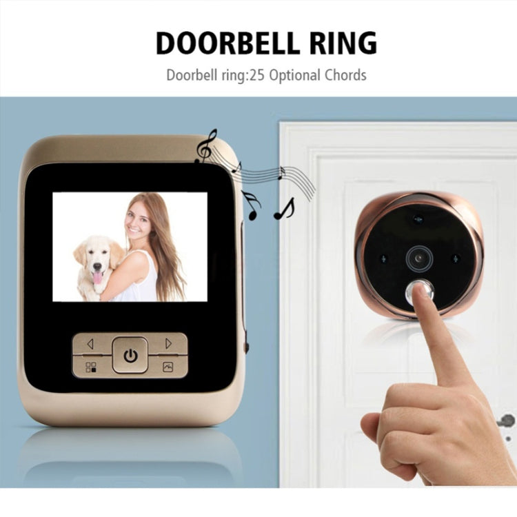 M530 Pantalla TFT de 3,0 pulgadas Cámara de 3,0 MP Visor de puerta digital de vídeo, compatible con tarjeta TF (32 GB máx.) y visión nocturna por infrarrojos, M530