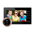M4300D Pantalla TFT a color de 4,3 pulgadas Cámara de seguridad de 3,0 MP Timbre inteligente con vídeo, compatible con tarjeta TF (32 GB máx.) y visión nocturna y detección de movimiento, M4300D Black, M4300D