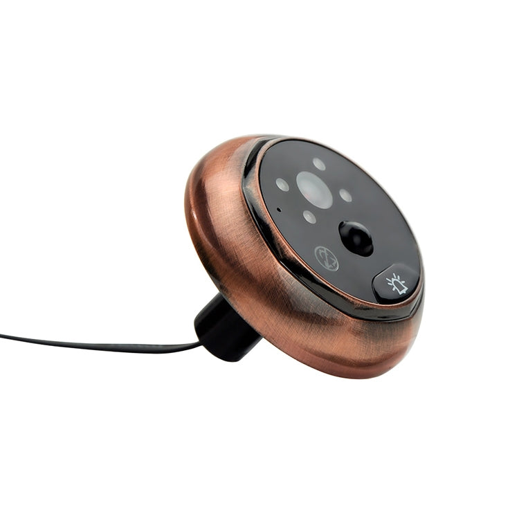 M4300D Pantalla TFT a color de 4,3 pulgadas Cámara de seguridad de 3,0 MP Timbre inteligente con vídeo, compatible con tarjeta TF (32 GB máx.) y visión nocturna y detección de movimiento, M4300D Black, M4300D