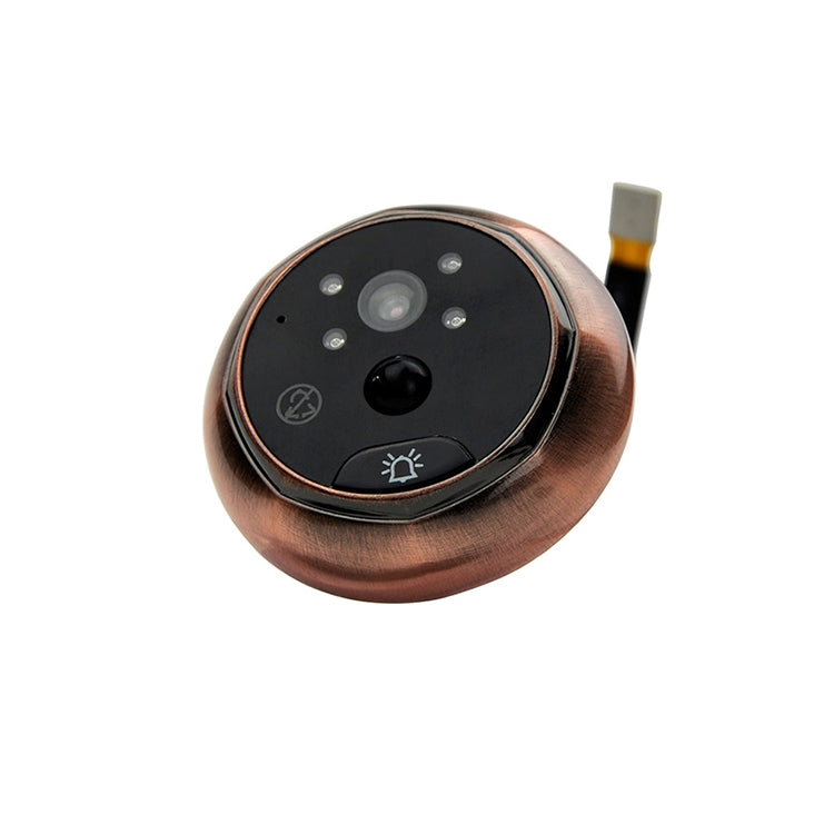 M4300D Pantalla TFT a color de 4,3 pulgadas Cámara de seguridad de 3,0 MP Timbre inteligente con vídeo, compatible con tarjeta TF (32 GB máx.) y visión nocturna y detección de movimiento, M4300D Black, M4300D