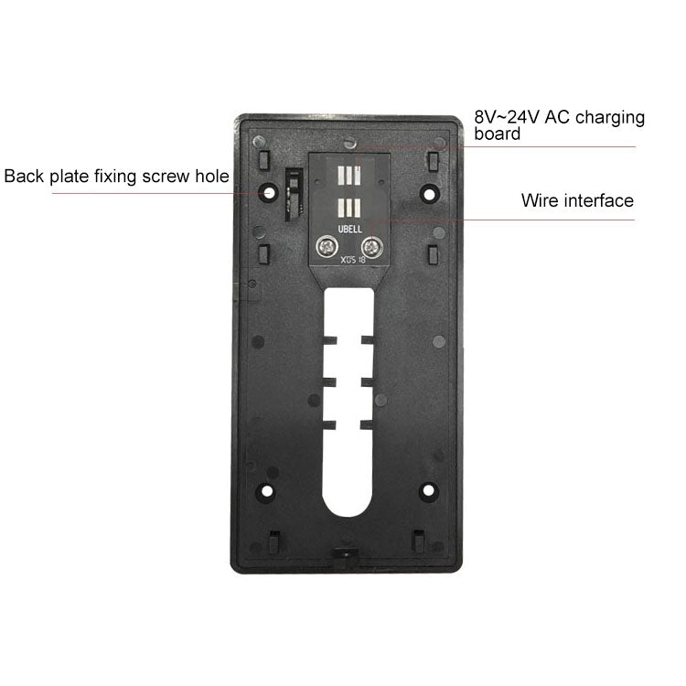 VESAFE Home VS-M2 HD 720P Cámara de seguridad Smart WiFi Video Timbre Intercomunicador, compatible con tarjeta TF y visión nocturna y aplicación de detección PIR para IOS y Android, VS-M2