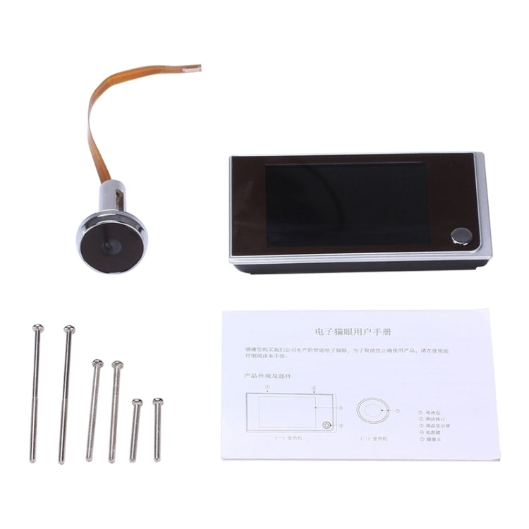 SN520A Pantalla de 3,5 pulgadas Cámara de seguridad de 1.0MP Visor de puerta con mirilla digital, SN520A