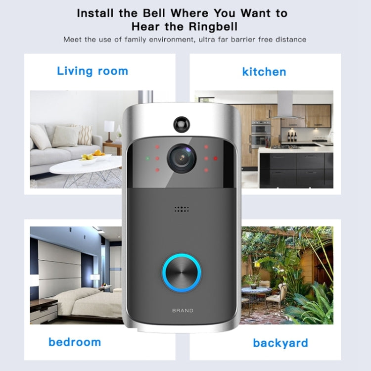 Timbre Visual de vídeo de potencia Ultra baja M3 720P WIFI inteligente, compatible con monitoreo remoto de teléfono móvil y visión nocturna, Without Ding Dong Version