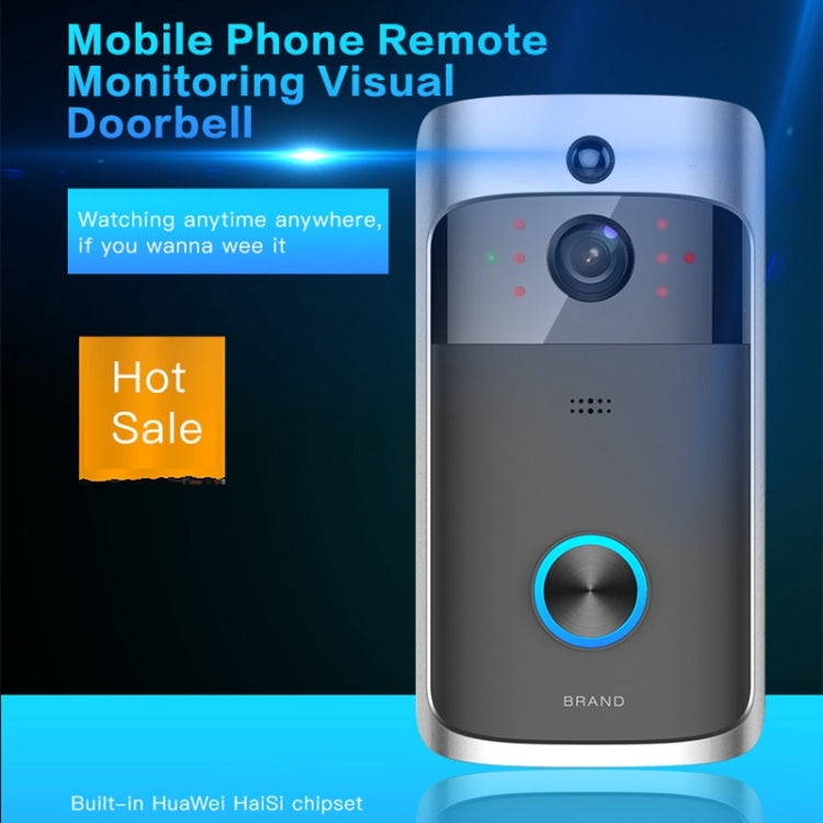 Timbre Visual de vídeo de potencia Ultra baja M3 720P WIFI inteligente, compatible con monitoreo remoto de teléfono móvil y visión nocturna, Without Ding Dong Version
