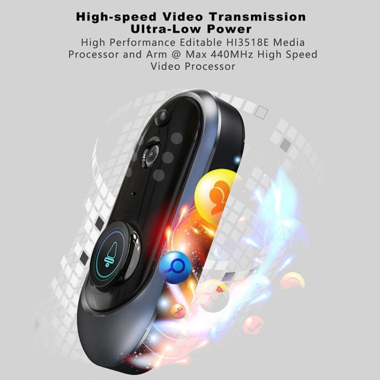 M108 720P 6400mAh WIFI inteligente Video timbre Visual, soporte teléfono monitoreo remoto e intercomunicador de voz en tiempo Real, M108