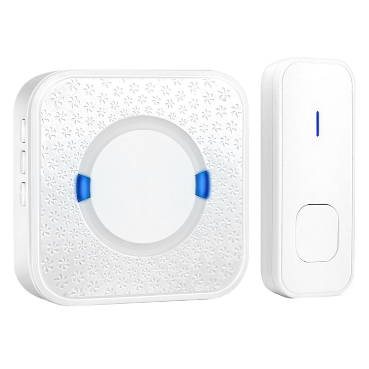 P6-B 110dB Inalámbrico IP55 Receptor de timbre WiFi de bajo consumo de energía a prueba de agua, 53 opciones de música, Distancia del receptor: 300 m