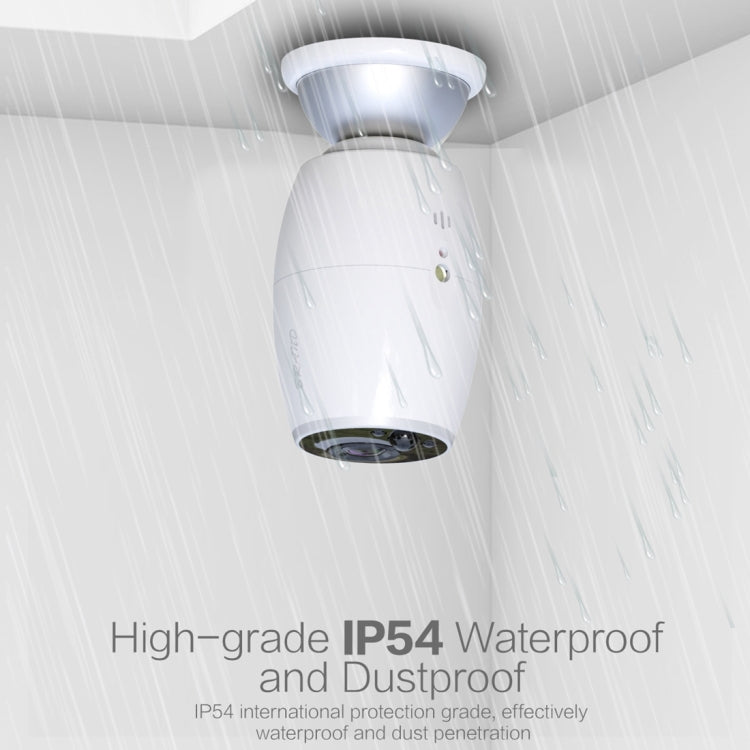 X3 1080P WiFi Smart Video IP54 Cámara digital impermeable Visor de puerta, compatible con tarjeta TF y visión nocturna por infrarrojos