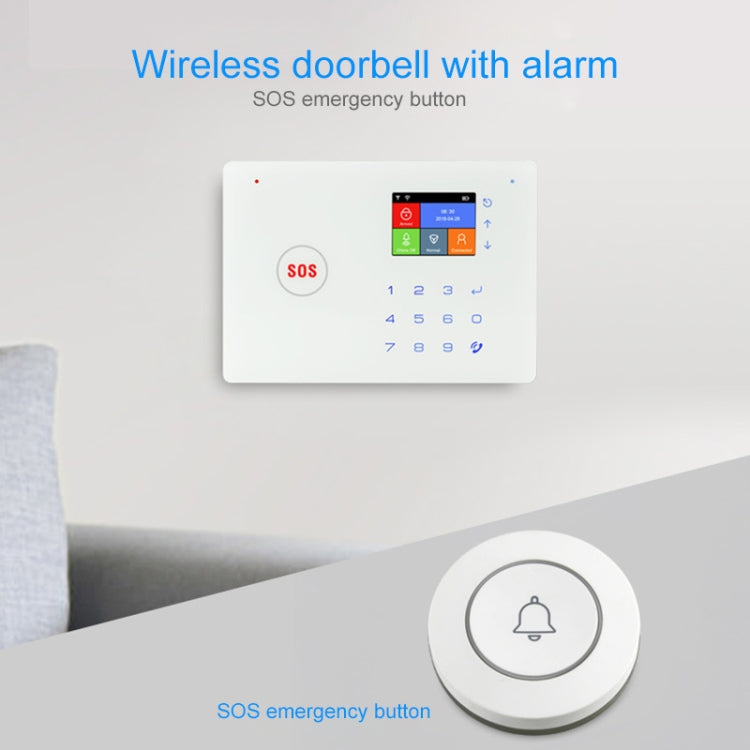 Alarma antirrobo con botón de timbre inalámbrico DY-ML300A