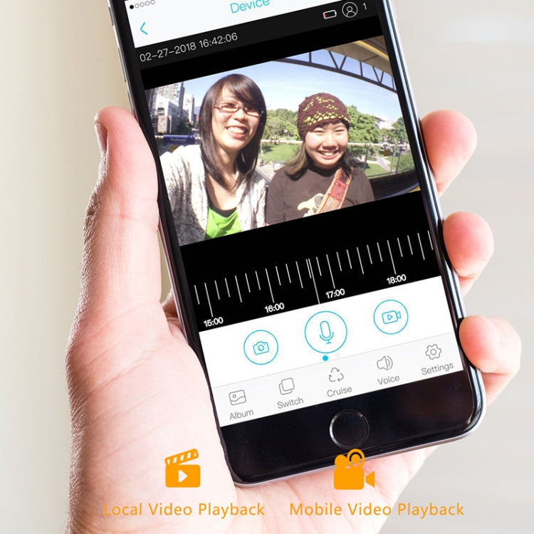 Timbre de video con botón cuadrado inteligente WiFi M200B, compatible con detección de movimiento por infrarrojos y tasa de adaptación e intercomunicador bidireccional y activación remota / PIR, M200B