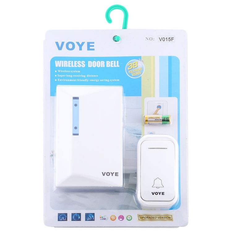 VOYE V015F Home Music Control Remoto Timbre Inalámbrico con 38 Sonidos de Polifonía, V015F