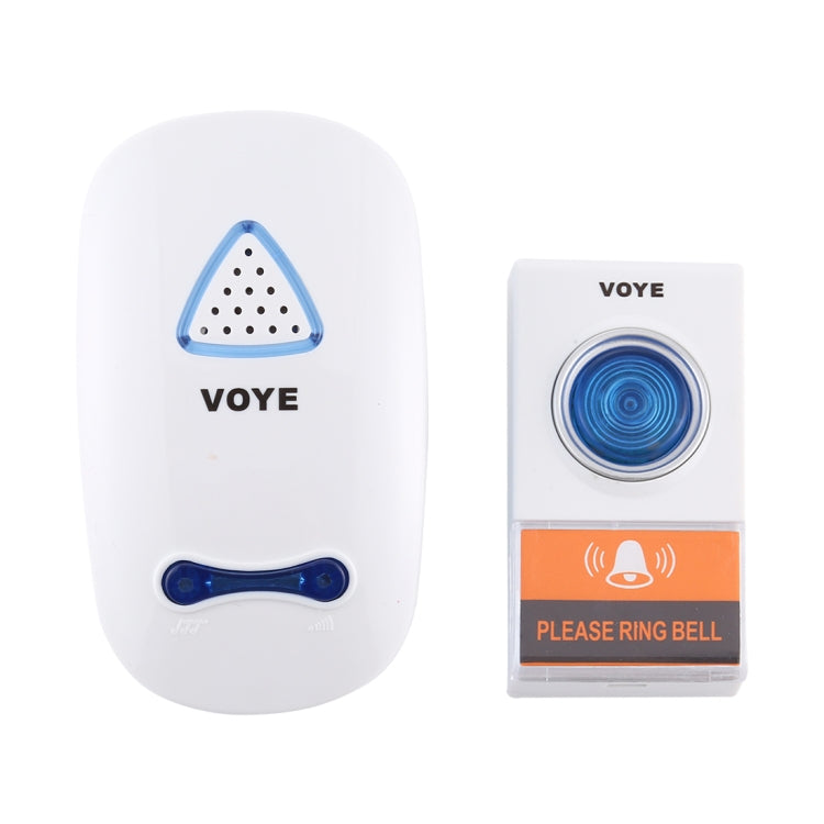 VOYE V025A Home Music Timbre inalámbrico con control remoto con 38 sonidos de polifonía, enchufe de EE. UU., V025A
