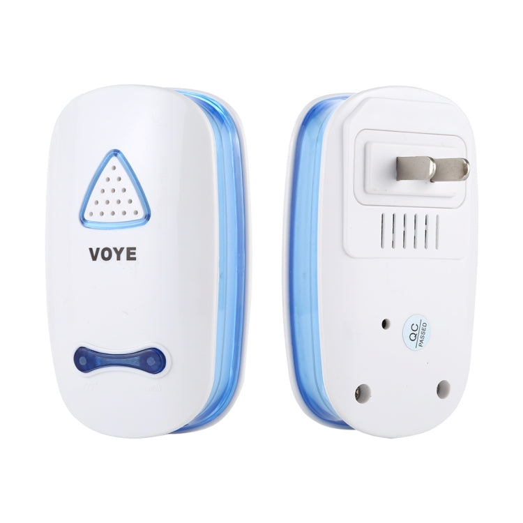 VOYE V025A Home Music Timbre inalámbrico con control remoto con 38 sonidos de polifonía, enchufe de EE. UU., V025A