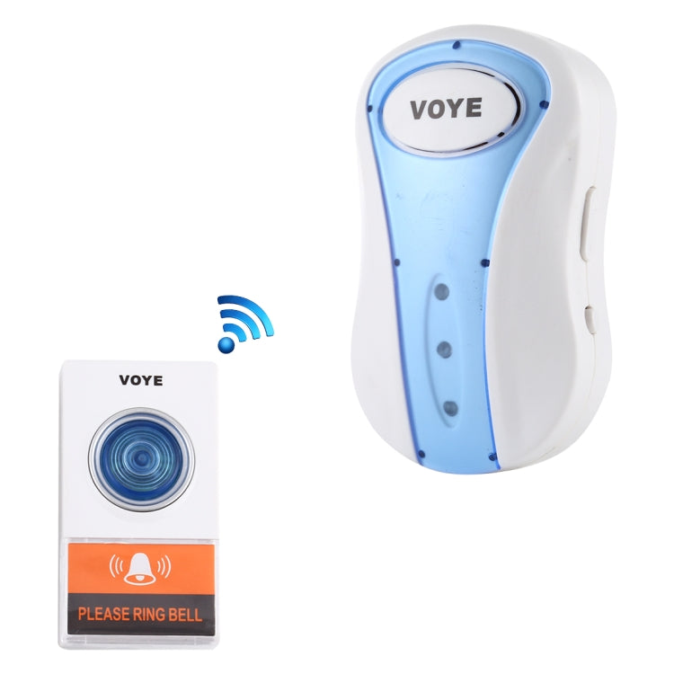 Timbre inalámbrico con control remoto de música para el hogar VOYE V008A con 38 sonidos de polifonía, enchufe de EE. UU., V008A