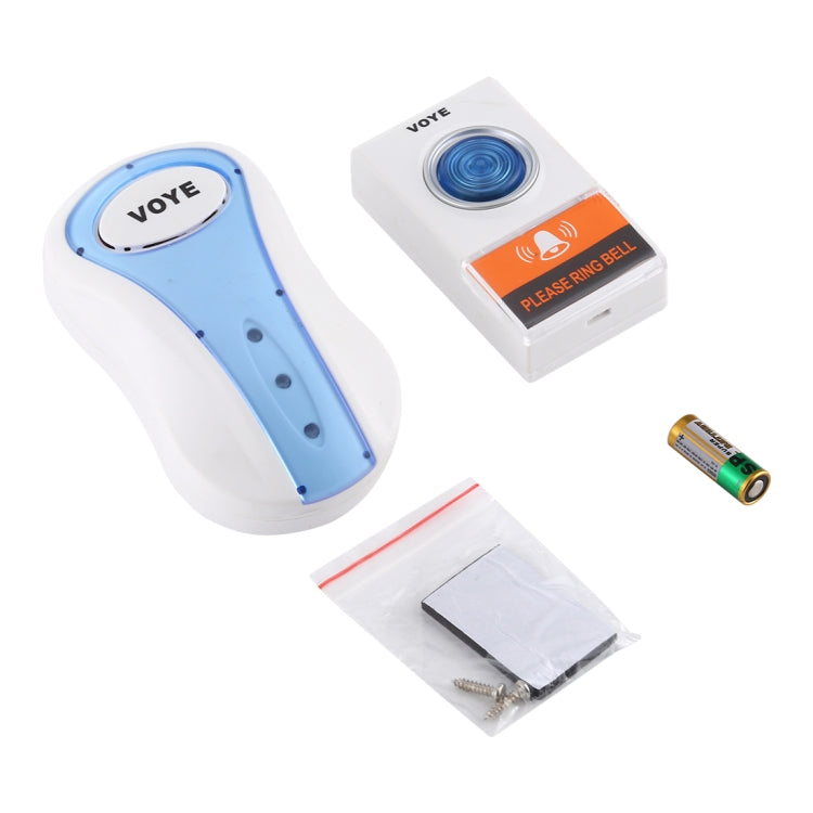 Timbre inalámbrico con control remoto de música para el hogar VOYE V008A con 38 sonidos de polifonía, enchufe de EE. UU., V008A