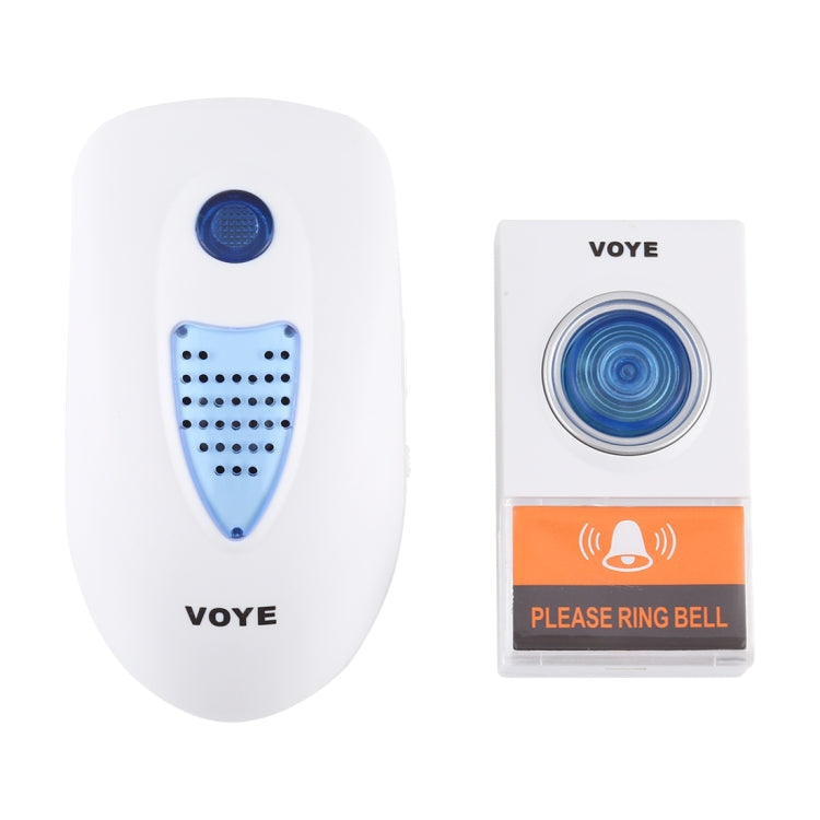 VOYE V003A Home Music Timbre inalámbrico con control remoto con 38 sonidos de polifonía, enchufe de EE. UU., V003A
