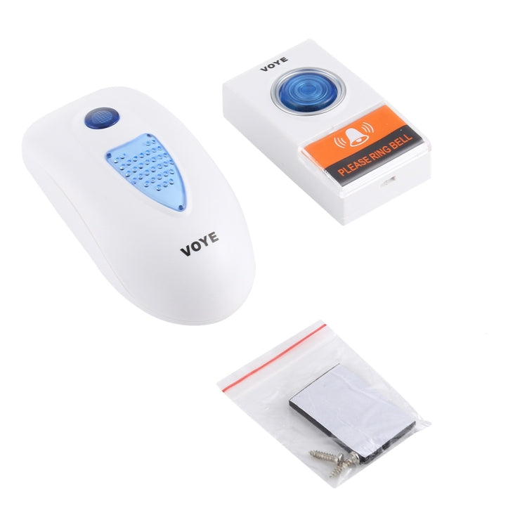 VOYE V003A Home Music Timbre inalámbrico con control remoto con 38 sonidos de polifonía, enchufe de EE. UU., V003A