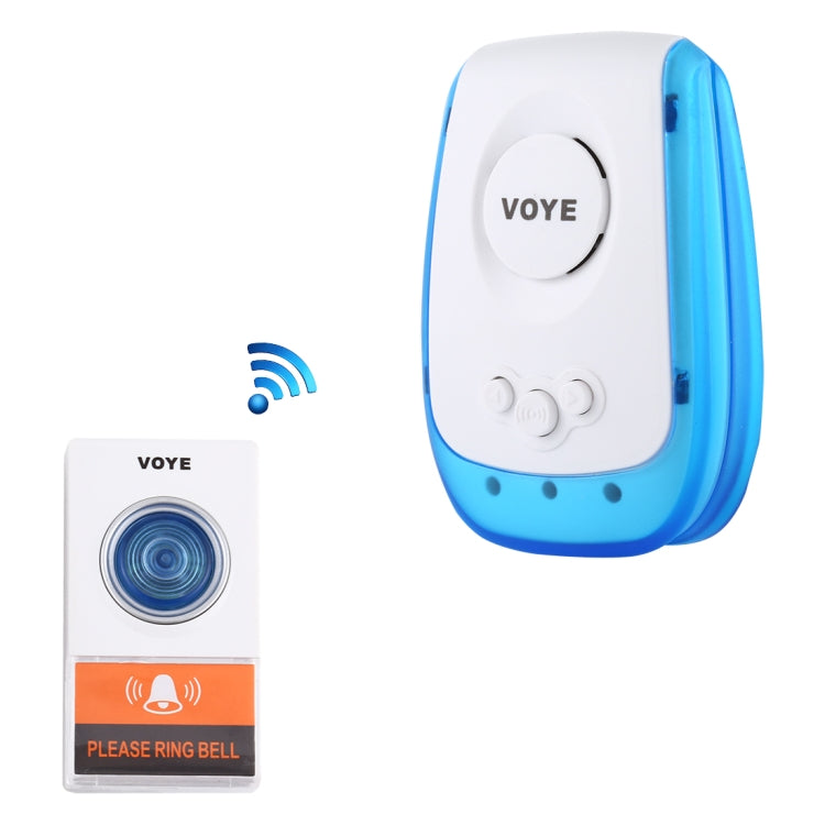 VOYE V009A Home Music Timbre inalámbrico con control remoto con 38 sonidos de polifonía, enchufe de EE. UU., V009A