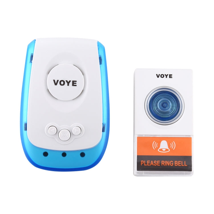 VOYE V009A Home Music Timbre inalámbrico con control remoto con 38 sonidos de polifonía, enchufe de EE. UU., V009A