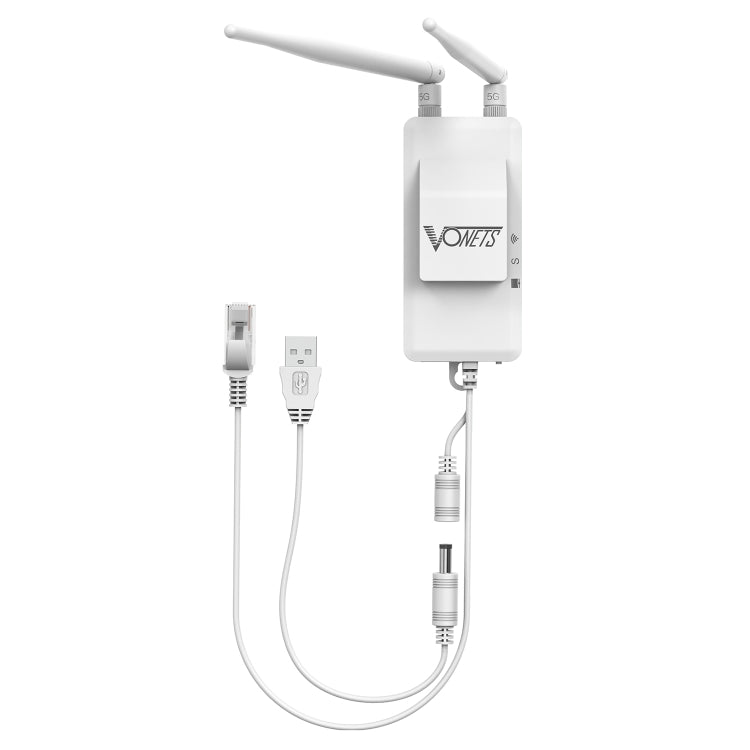VONETS Mini Wireless Bridge 900Mbp Repetidor WiFi con 2 Antenas