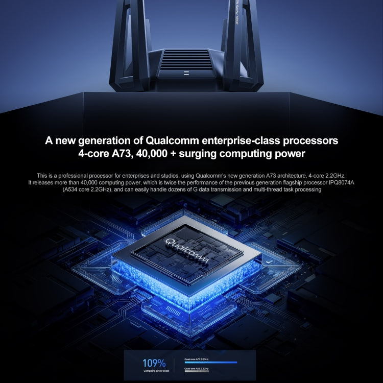 Original Xiaomi WiFi Router 10 Gigabit Tri-Band Wireless Mesh Network Repetidor de aceleración de juegos, enchufe de EE. UU., 10 Gigabit
